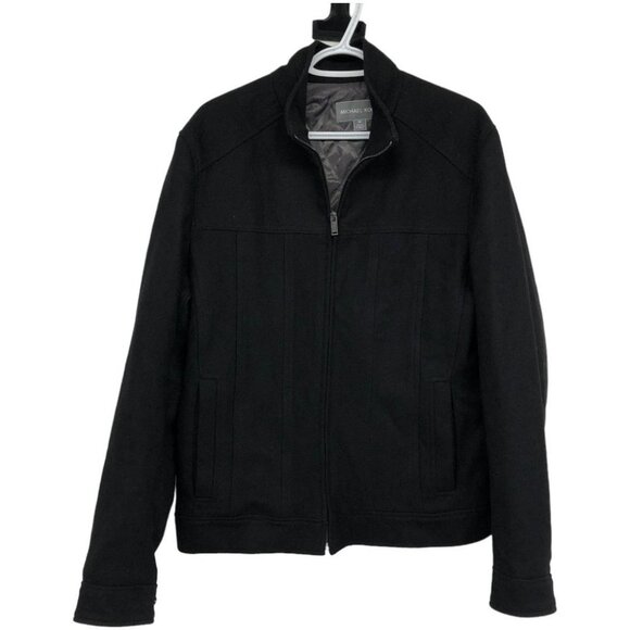 Michael Kors Men's Black Wool blend Insulated Jacket size M - Picture 1 of 15